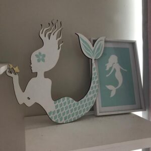 Mermaid Wall Decor - Ocean Nursery Decor | By Dezign Gifts