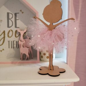 Laser Cut Girls Room Ballerina Figurine | By Dezign Gifts