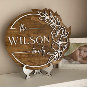 Customised Family Name Sign | By Dezign Gifts