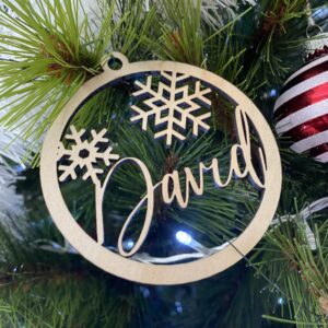 Personalised Christmas Bauble | By Dezign Gifts