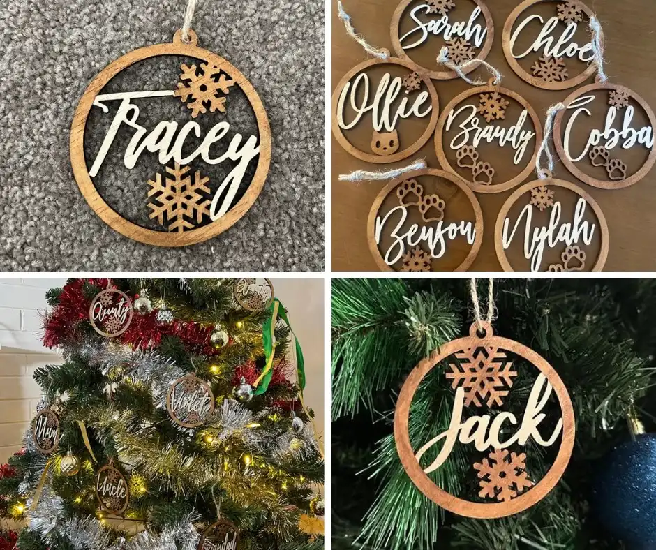 Stained Christmas Baubles